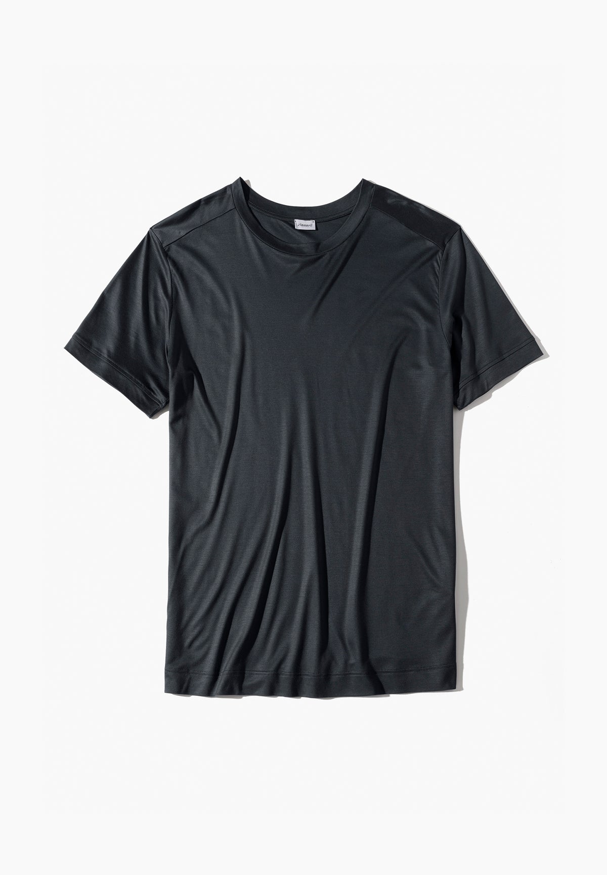 Sustainable Luxury | T-Shirt kurzarm - dark slate