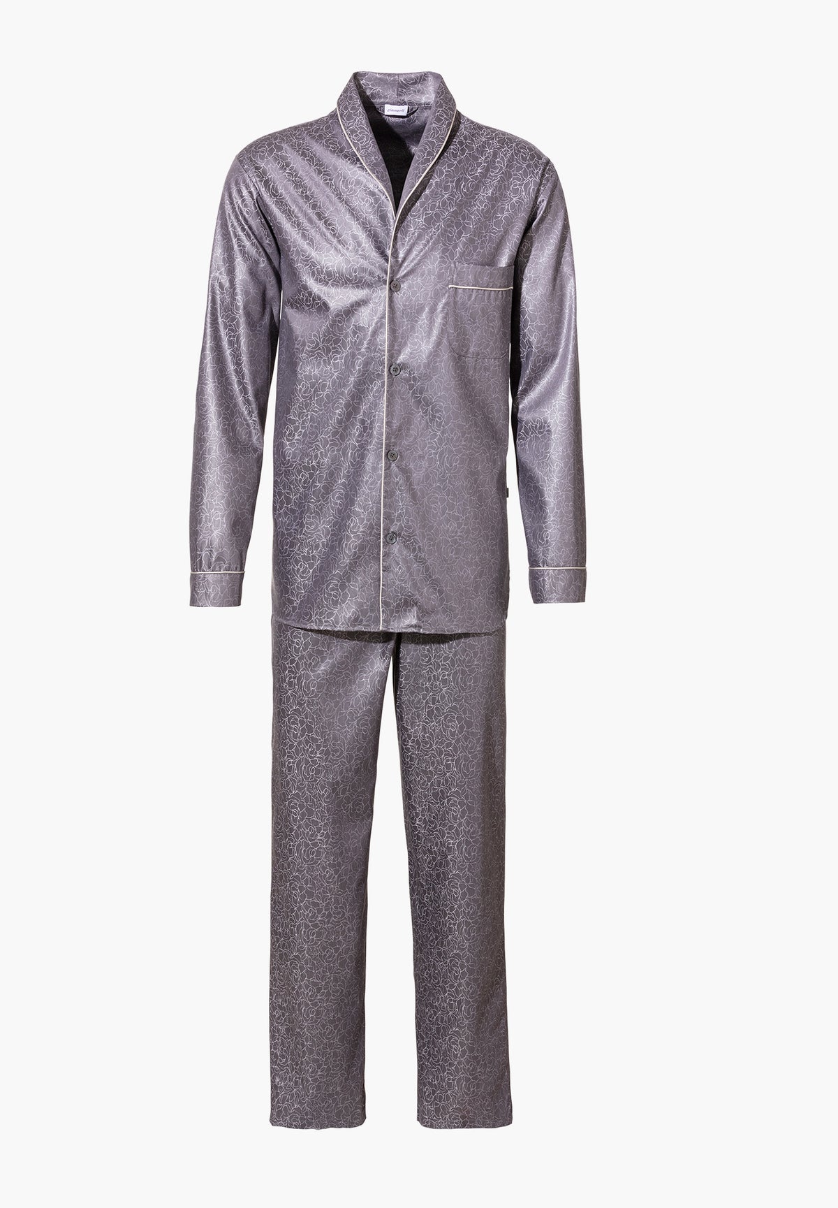 Luxury Jaquards | Pyjama lang - anthrazit