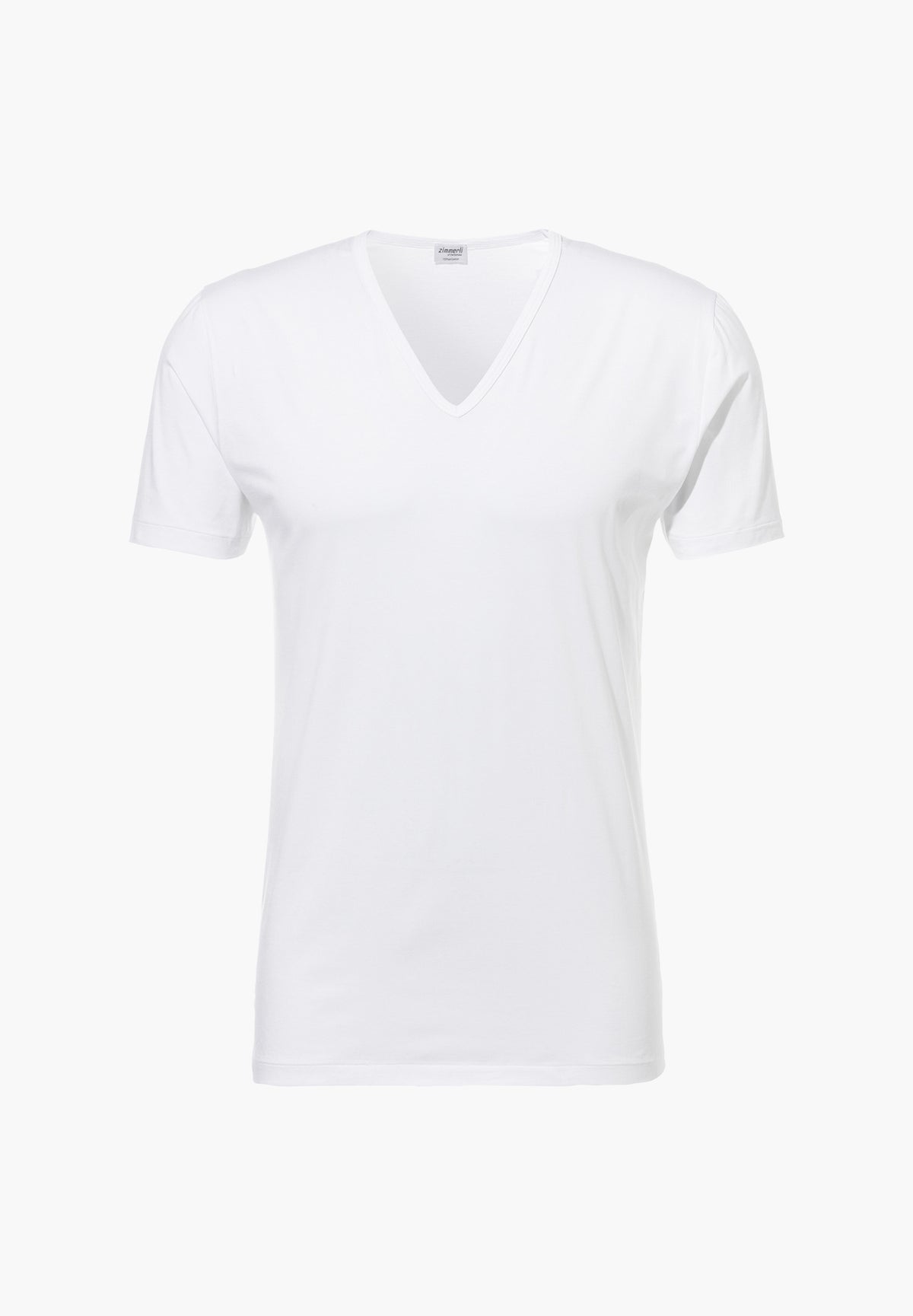 Pure Comfort | T-Shirt kurzarm V-Ausschnitt - white