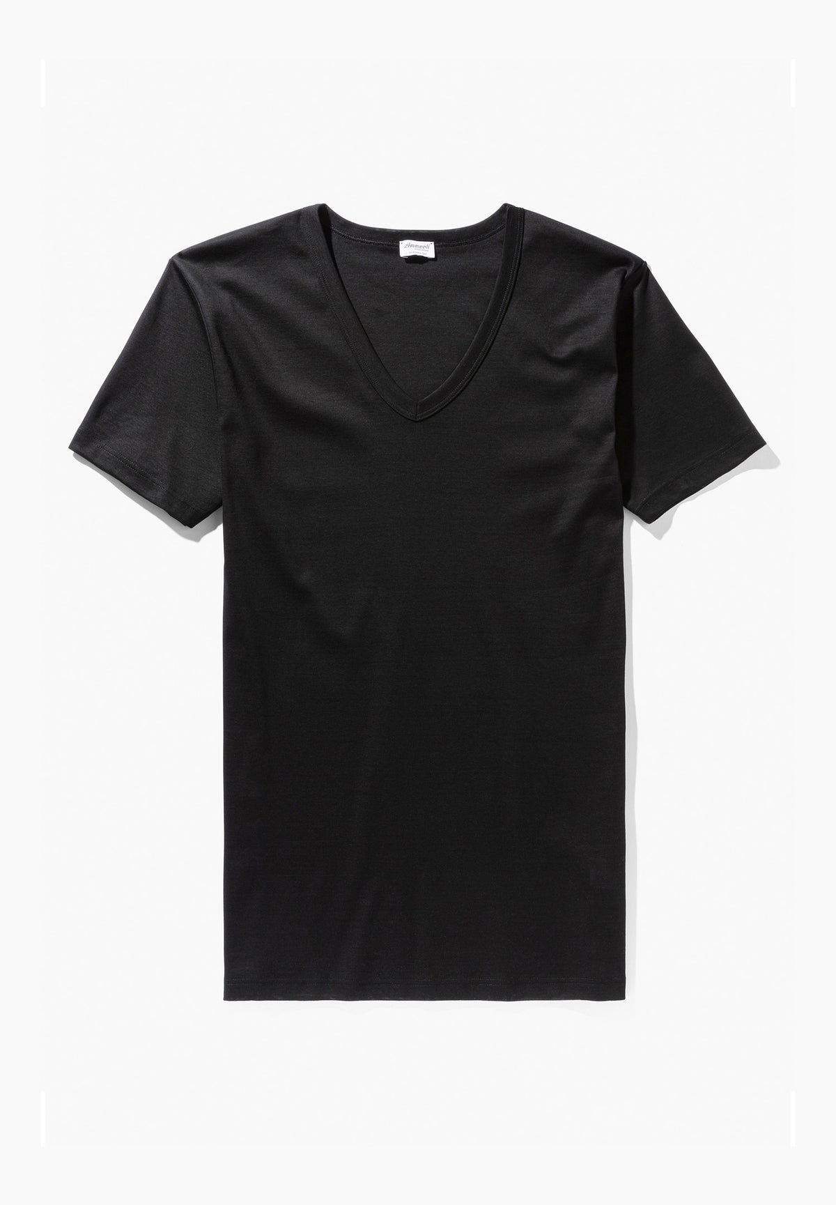 Business Class | T-Shirt Short Sleeve V-Neck - black