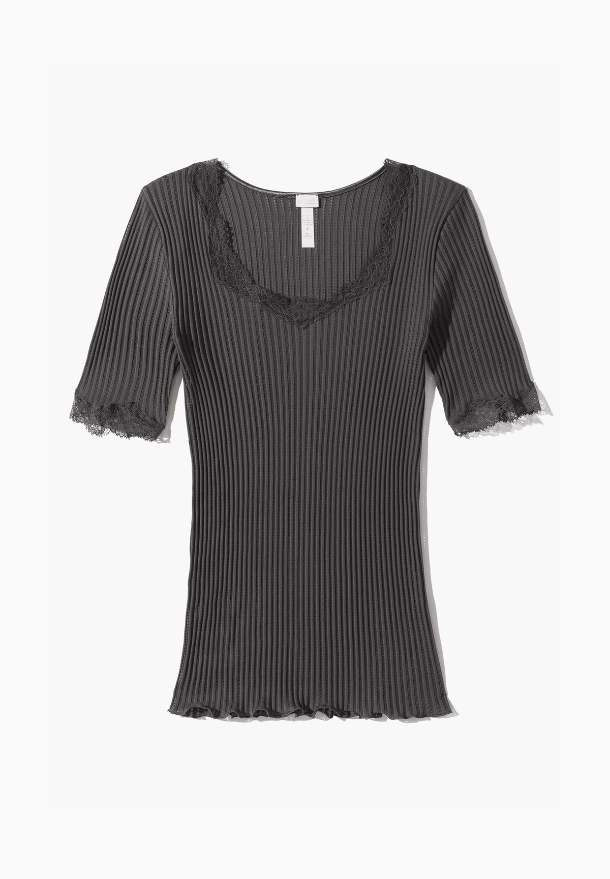 Maude Privé | T-Shirt Short Sleeve - graphite grey