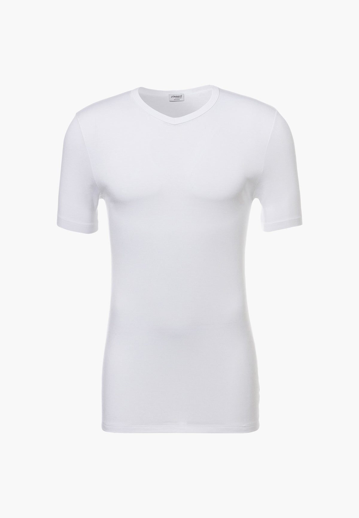 Pureness | T-Shirt kurzarm V-Ausschnitt - white