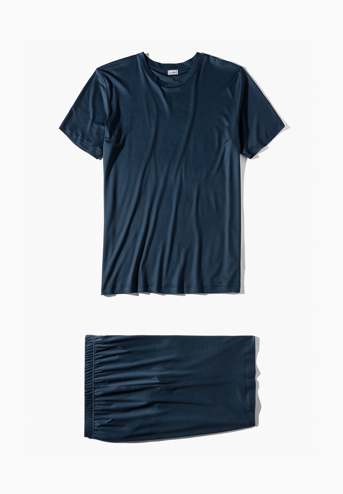 Sustainable Luxury | Pyjama kurz - dark blue
